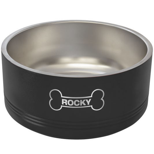 64 oz. Black Pet Bowl