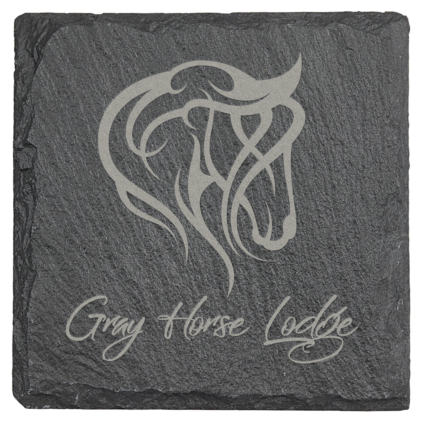 4" x 4" Square Slate Coaster